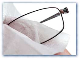 Cleaning Eyeglasses